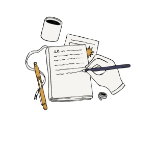 Writing Cluster Illustration